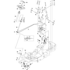 McCulloch M105-85F - 967186801 - 2013-01 - Steering Parts Diagram