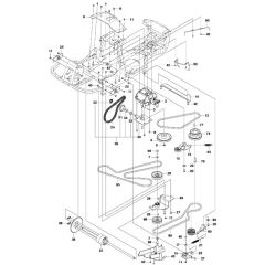McCulloch M105-85F - 967186801 - 2013-01 - Transmission Parts Diagram