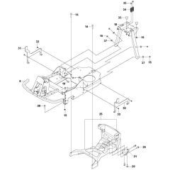 McCulloch M105-97F - 966725501 - 2012 - Chassis & Enclosures Parts Diagram