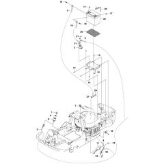 McCulloch M105-97F - 966725501 - 2012 - Electrical Parts Diagram