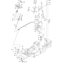 McCulloch M105-97F - 966725501 - 2012 - Steering Parts Diagram