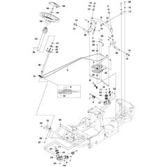 McCulloch M105-97F - 967206801 - 2013-01 - Steering Parts Diagram
