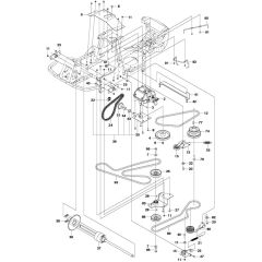 McCulloch M105-97F - 967206801 - 2013-01 - Transmission Parts Diagram