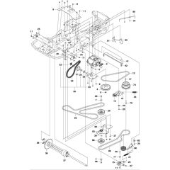 McCulloch M105-97F - 967207001 - 2013-01 - Transmission Parts Diagram
