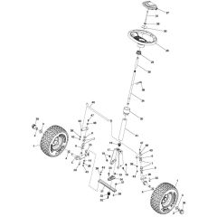 McCulloch M110-77X - 2017-06 - Steering Parts Diagram