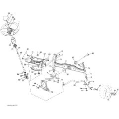 McCulloch M11577 - 96041009700 - 2010-03 - Steering Parts Diagram