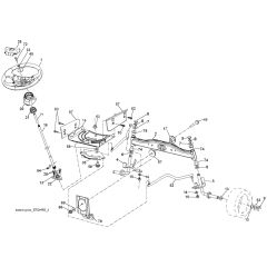 McCulloch M11577 - 96041011500 - 2010-03 - Steering Parts Diagram