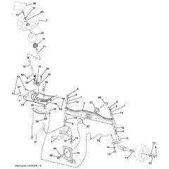 McCulloch M11577 - 96041011501 - 2010-03 - Steering Parts Diagram