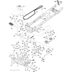 McCulloch M11577 - 96041012101 - 2010-03 - Drive Parts Diagram