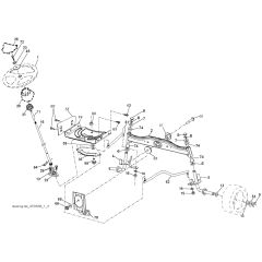 McCulloch M11577 - 96041012101 - 2010-03 - Steering Parts Diagram