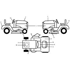 McCulloch M11577HRB - 96041012400 - 2010-03 - Decals Parts Diagram