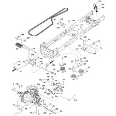 McCulloch M11577HRB - 96041012400 - 2010-03 - Drive Parts Diagram
