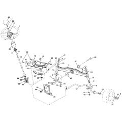 McCulloch M11577HRB - 96051001202 - 2011-03 - Steering Parts Diagram