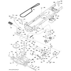McCulloch M11577RB - 96041009900 - 2010-03 - Drive Parts Diagram