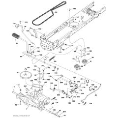McCulloch M11577RB - 96041012300 - 2010-03 - Drive Parts Diagram
