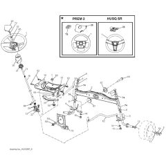 McCulloch M11577RB - 96041012300 - 2010-03 - Steering Parts Diagram