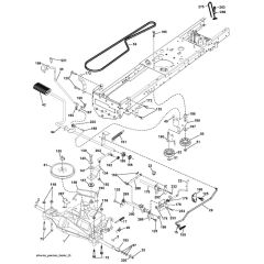 McCulloch M11577RB - 96041012301 - 2010-07 - Drive Parts Diagram