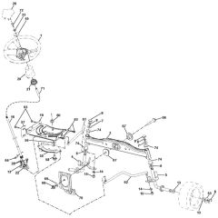 McCulloch M11577RB - 96041012301 - 2010-07 - Steering Parts Diagram