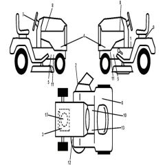 McCulloch M11577RB - 96041016500 - 2010-07 - Decals Parts Diagram