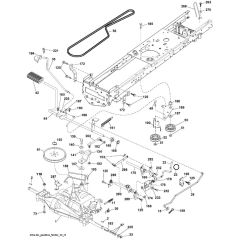 McCulloch M11577RB - 96041016501 - 2010-11 - Drive Parts Diagram