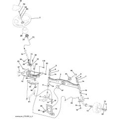 McCulloch M11577RB - 96041016501 - 2010-11 - Steering Parts Diagram