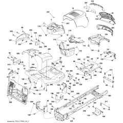McCulloch M11577RB - 96041016503 - 2012-02 - Chassis & Enclosures Parts Diagram