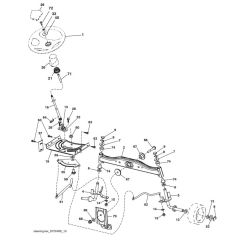 McCulloch M11577RB - 96051001100 - 2010-10 - Steering Parts Diagram