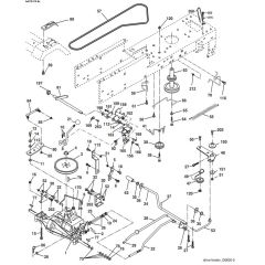 McCulloch M11597 - 96011023400 - 2007-08 - Drive Parts Diagram