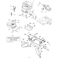 McCulloch M11597 - 96011023400 - 2007-08 - Engine Parts Diagram