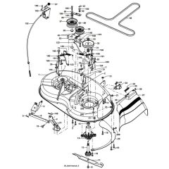 McCulloch M11597 - 96011023400 - 2007-08 - Mower Deck - Cutting Deck Parts Diagram