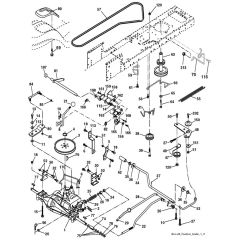 McCulloch M11597 - 96011023404 - 2009-04 - Drive Parts Diagram