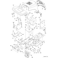 McCulloch M11597 - 96011023405 - 2010-03 - Chassis & Enclosures Parts Diagram