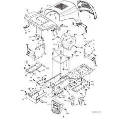 McCulloch M11597 - 96011023407 - 2010-07 - Chassis & Enclosures Parts Diagram