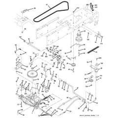 McCulloch M11597 - 96011023408 - 2010-07 - Drive Parts Diagram