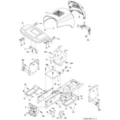 McCulloch M11597 - 96011023701 - 2009-04 - Chassis & Enclosures Parts Diagram