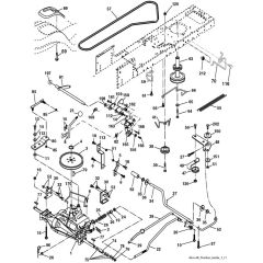 McCulloch M11597 - 96011023701 - 2009-04 - Drive Parts Diagram
