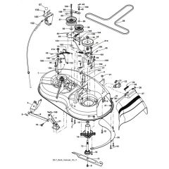 McCulloch M11597 - 96011023702 - 2010-03 - Mower Deck - Cutting Deck Parts Diagram