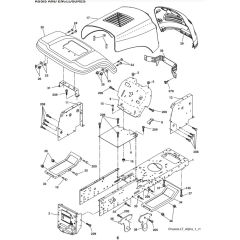 McCulloch M11597 - 96011023703 - 2010-01 - Chassis & Enclosures Parts Diagram