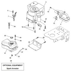 McCulloch M11597 - 96011023703 - 2010-01 - Engine Parts Diagram