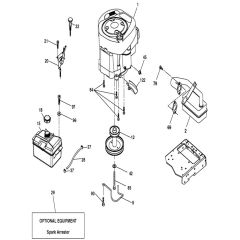 McCulloch M11597 - 96041026600 - 2011-09 - Engine Parts Diagram