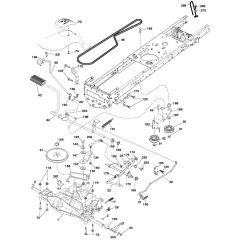 McCulloch M115-77T - 96041028600 - 2012-10 - Drive Parts Diagram