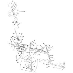 McCulloch M115-77T - 96041028600 - 2012-10 - Steering Parts Diagram