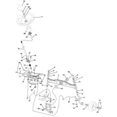 McCulloch M115-77T - 96041028601 - 2013-05 - Steering Parts Diagram