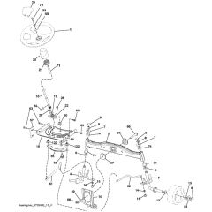 McCulloch M115-77TC - 96051005800 - 2012-10 - Steering Parts Diagram