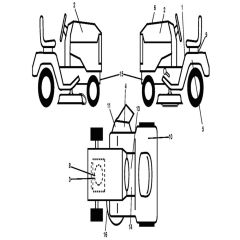 McCulloch M115-77TC - 96051005801 - 2013-05 - Decals Parts Diagram