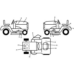 McCulloch M115-77TC - 96051005900 - 2012-10 - Decals Parts Diagram
