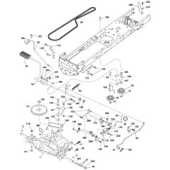 McCulloch M115-77TC - 96051005900 - 2012-10 - Drive Parts Diagram