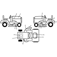 McCulloch M115-77TC - 96051005901 - 2013-06 - Decals Parts Diagram