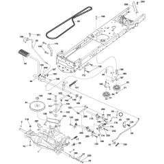 McCulloch M115-77TC - 96051005902 - 2014-04 - Drive Parts Diagram