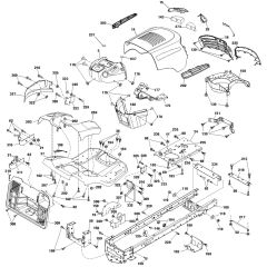 McCulloch M115-77TC - 96051016100 - 2016-09 - Chassis & Enclosures Parts Diagram